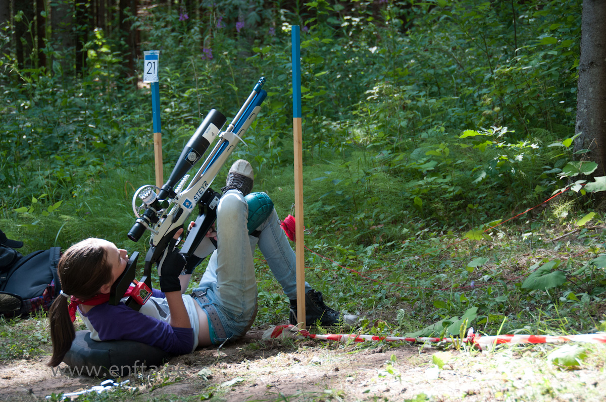 Kristin Antsmäe EE, Steyr LG 110 Field Target, Nikko Stirling Targetmaster 10-50x60